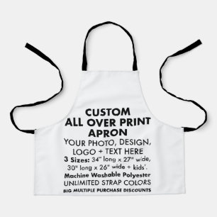 Kids' Custom Personalized All Over Print Apron