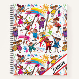 Kids Customize Sketch Notebook