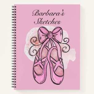 Kids Customized Ballet Sketch Notebook