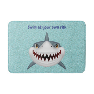 Kids Customized Shark Bath Mat