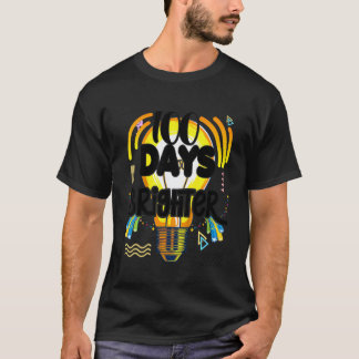 Kids Cute 100 Days Brighter Happy 100th Day of Sch T-Shirt