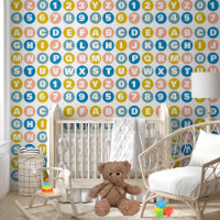 Kids Cute Alphabet and Number Learning Pattern