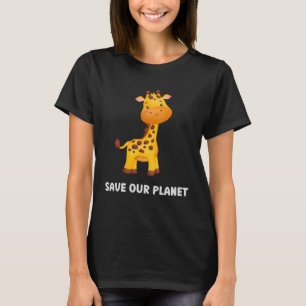 Kids Cute And Adorable Giraffe For Kids Who Love A T-Shirt