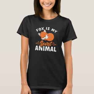 Kids Cute Animal  Fox Is My Spirit Animal Foxes T-Shirt
