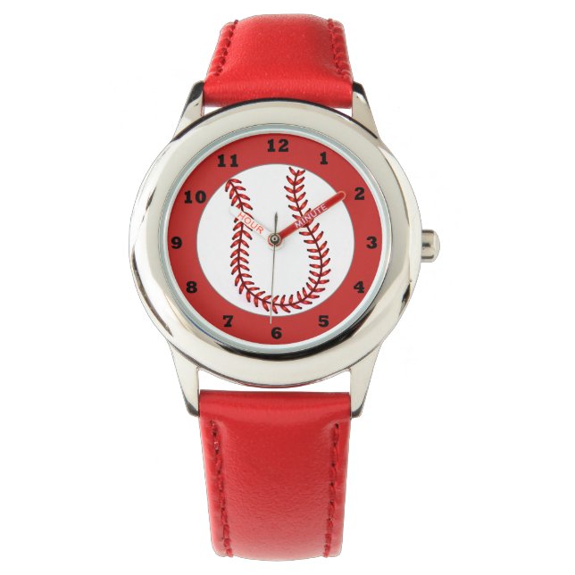 Kids Cute Baseball Watch (Front)