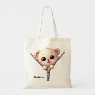 Kids Cute Bear Animal Tote Bag