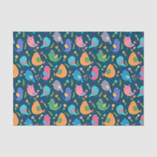 Kids Cute Birds Singing Colourful Bird Tweeting Tissue Paper
