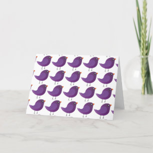 Kids cute birdy announcement