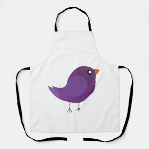 Kids cute birdy apron