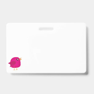 Kids cute birdy   badge