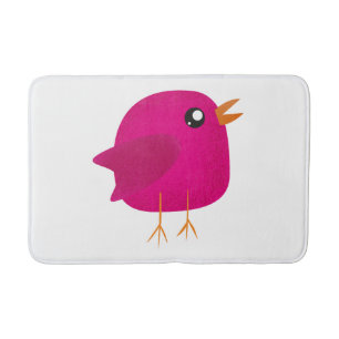 Kids cute birdy bath mat