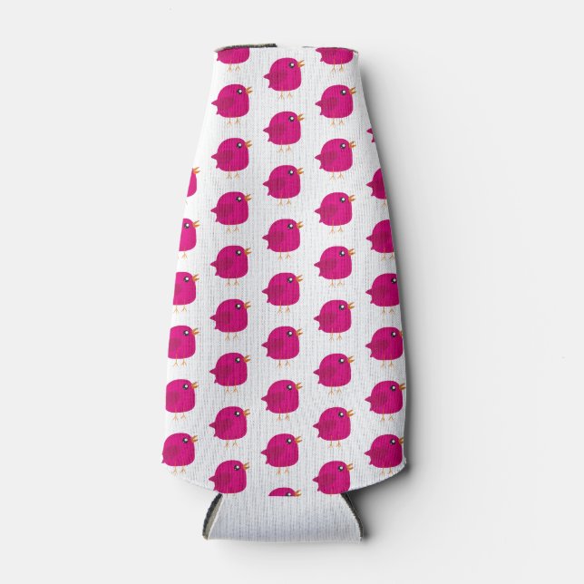 Kids cute birdy   bottle cooler (Front)