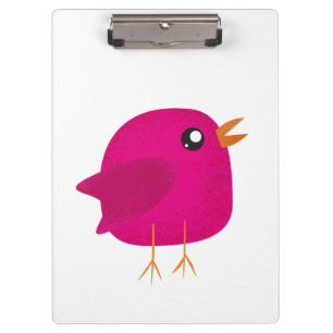 Kids cute birdy clipboard