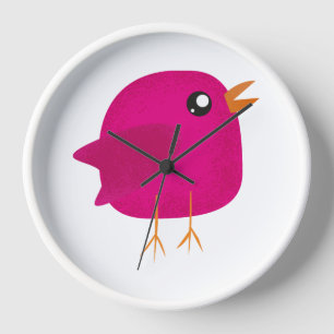 Kids cute birdy clock