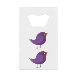 Kids cute birdy  credit card bottle opener