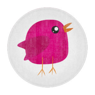 Kids cute birdy cutting board