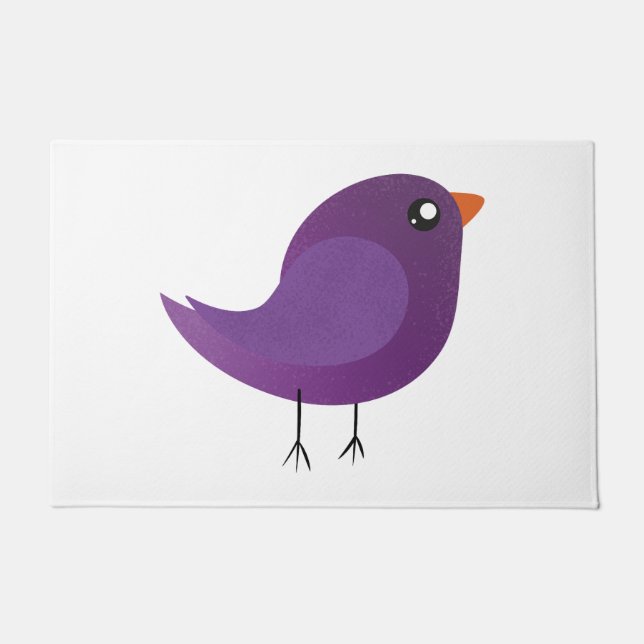 Kids cute birdy   doormat (Front)