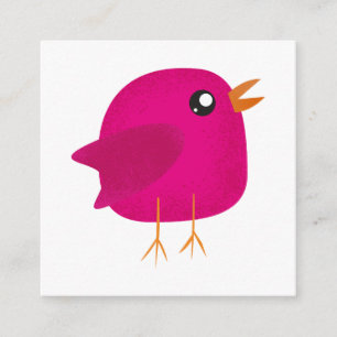 Kids cute birdy enclosure card