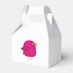 Kids cute birdy favor box