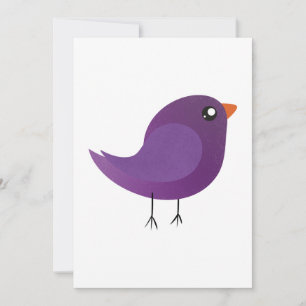 Kids cute birdy  holiday card