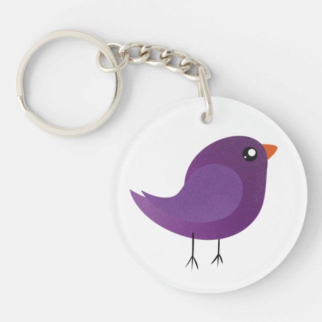 Kids cute birdy  keychain (Front)