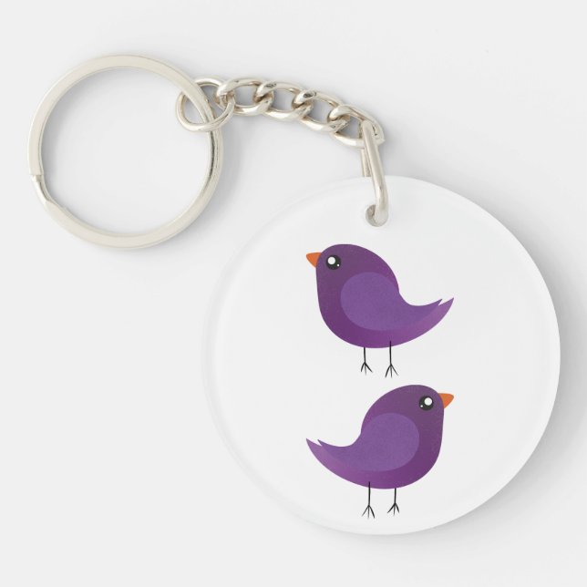 Kids cute birdy  keychain (Front)