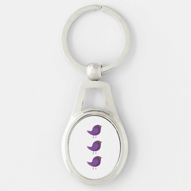 Kids cute birdy  keychain (Front)