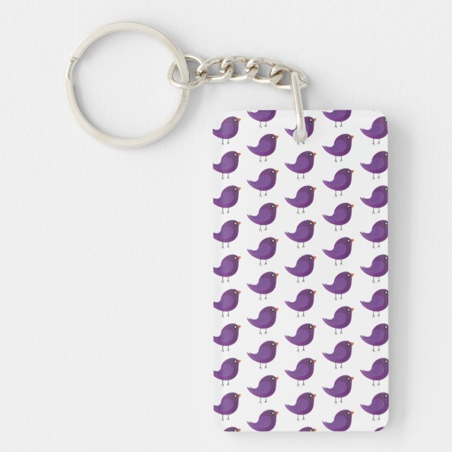 Kids cute birdy  keychain (Front)
