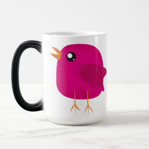 Kids cute birdy   magic mug
