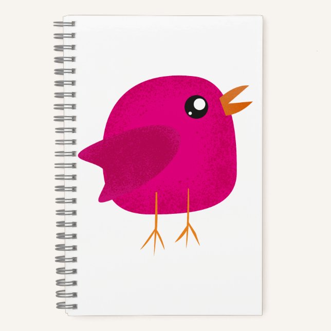 Kids cute birdy  notebook (Front)