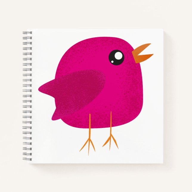 Kids cute birdy   notebook (Front)