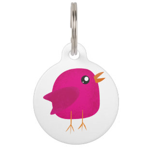 Kids cute birdy  pet tag