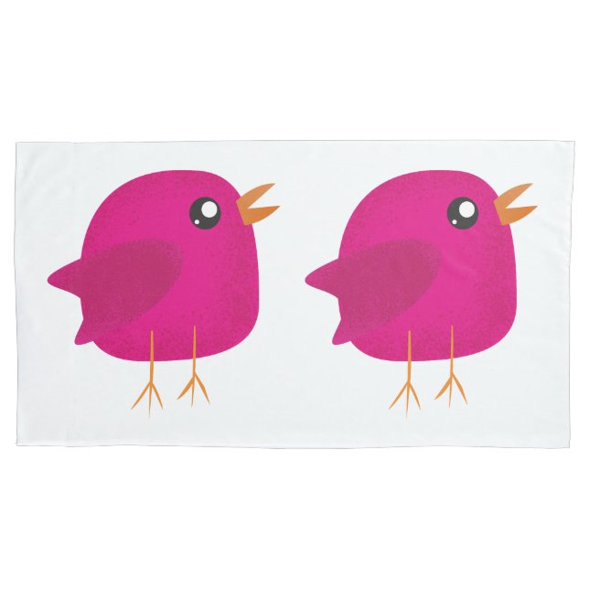 Kids cute birdy  pillowcase (Front-Left)