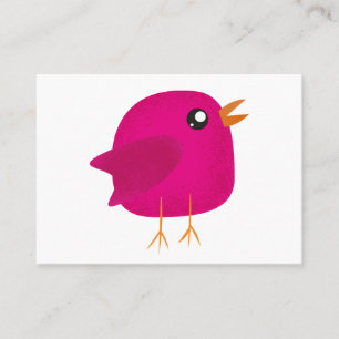 Kids cute birdy place card