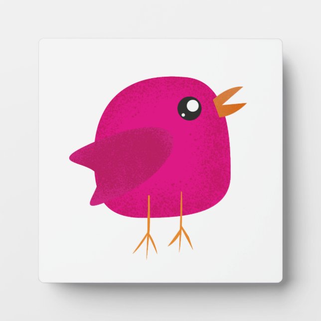 Kids cute birdy   plaque (Front)
