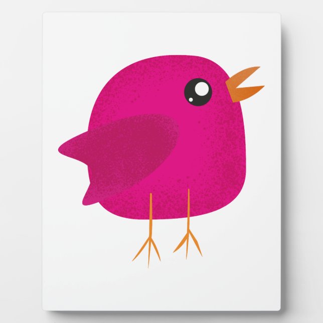 Kids cute birdy   plaque (Front)