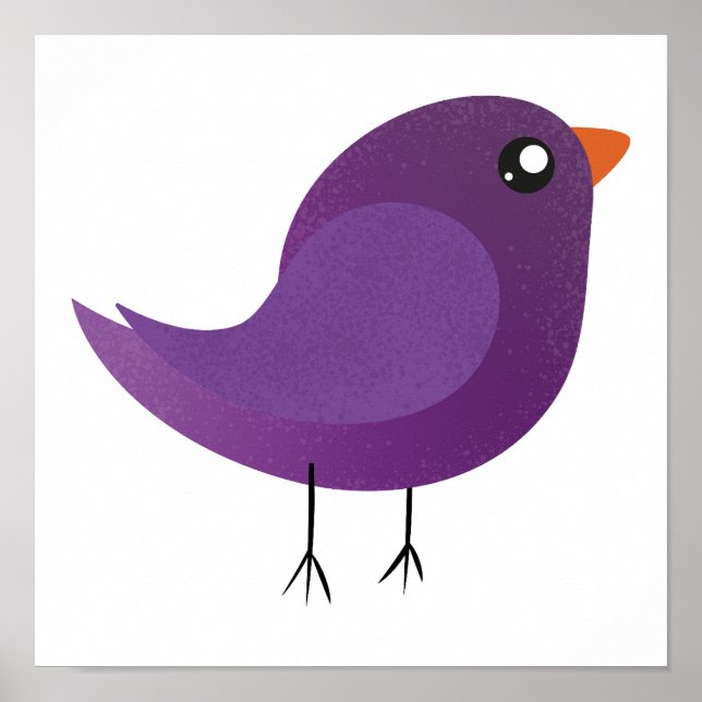 Kids cute birdy  poster (Front)