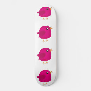 Kids cute birdy    skateboard