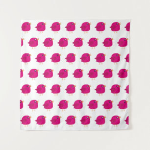 Kids cute birdy tapestry