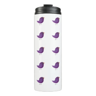Kids cute birdy thermal tumbler