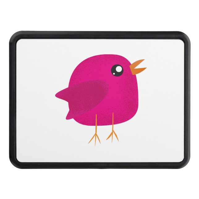 Kids cute birdy   trailer hitch cover (Front)