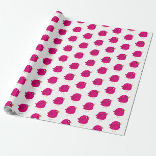 Kids cute birdy  wrapping paper