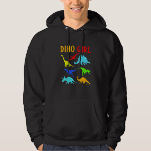 Kids Cute Dinosaur Kids Dino Girl Hoodie