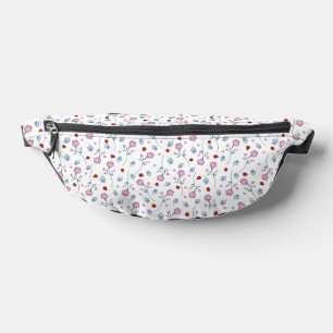 kids Cute Ladybug Polka dot Daisy Flower Pattern Fanny Pack