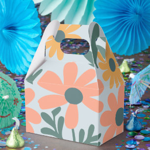 kids Cute Ladybug Polka dot Daisy Flower Pattern Favor Box