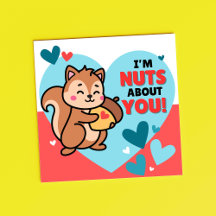 Kids Cute Nuts About You Valentine's Day