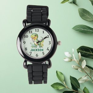Kids Cute Personalised Dinosaur Watch