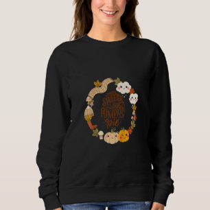 Kids Cute Thanksgiving Pumpkin Pie Fall Mushroom S Sweatshirt