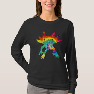 Kids Cute Tie Dye Axolotl Mexican Walking Fish S T-Shirt