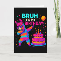 Kids Dabbing Llama Birthday Funny Bday Party Tee 